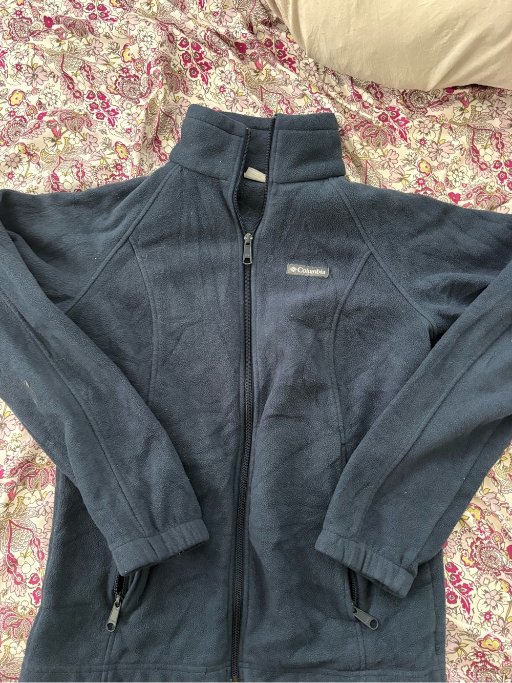 Columbia Kids Navy Full-Zip Fleece Jacket